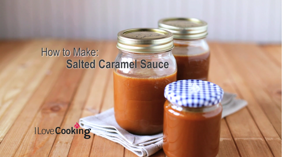 How to make a sated caramel sauce