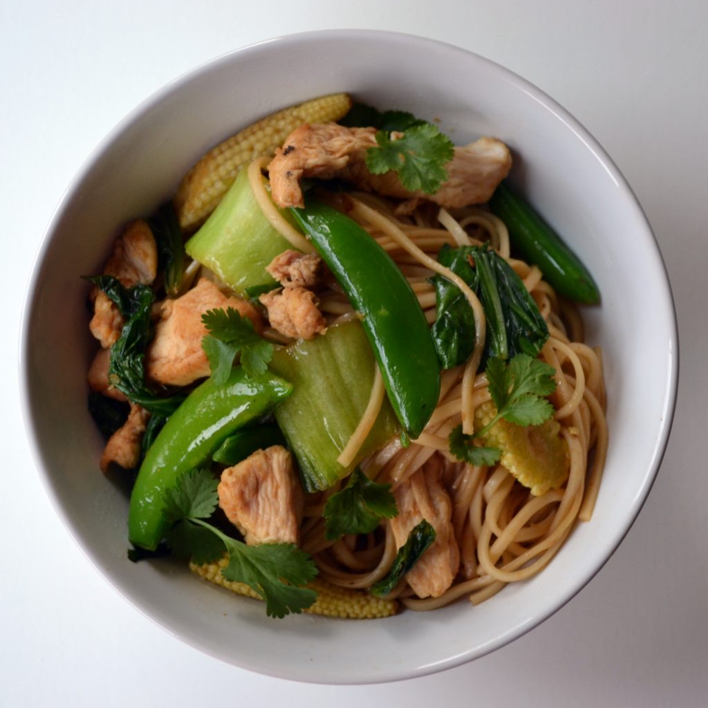 Honey Soy Chicken stir fry with noodles; chicken stir fry recipe; i love cooking; poultry