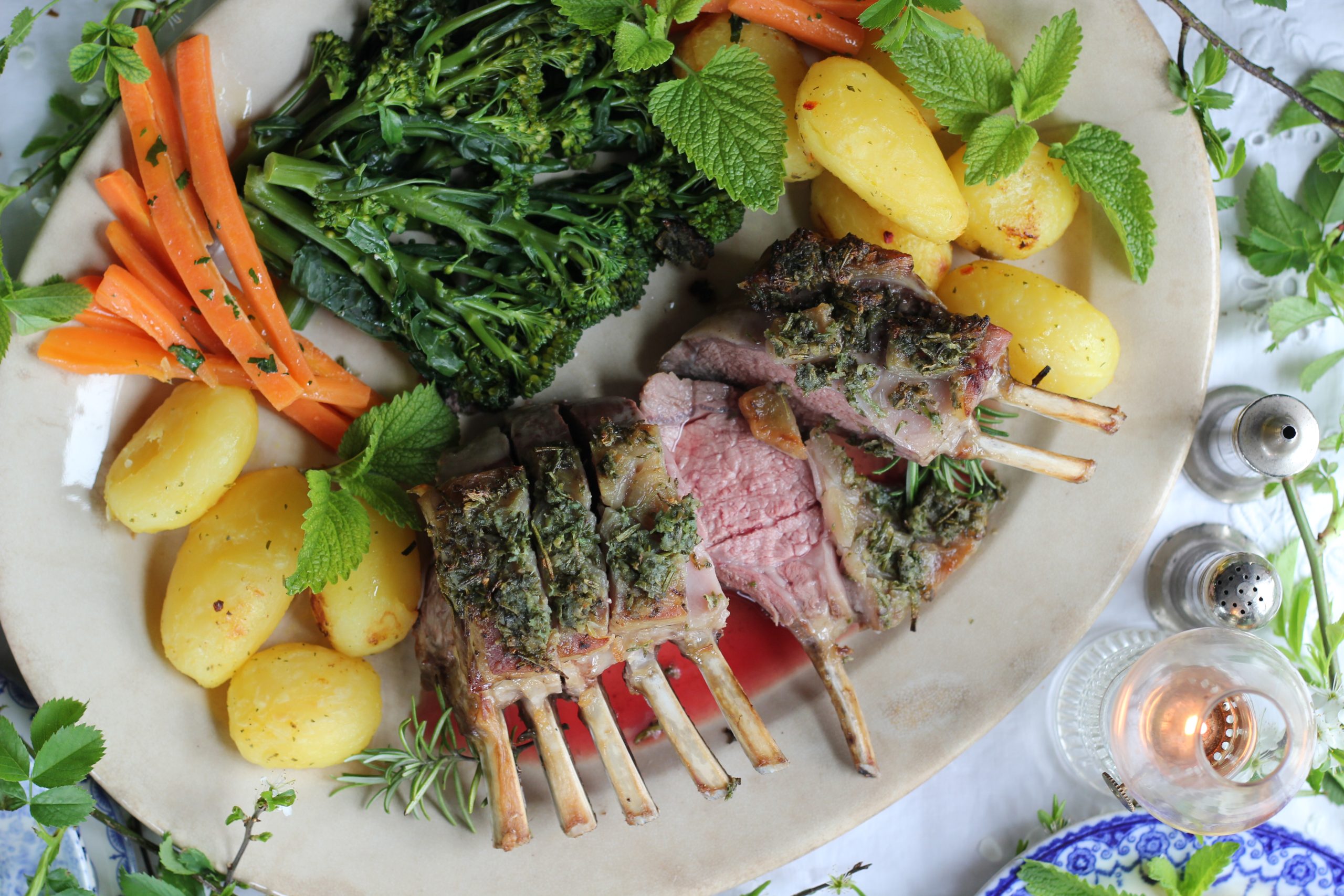Rack of Lamb; Easter Lamb
